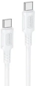 Borofone BX111 USB Type-C - USB Type-C (1 м, белый)