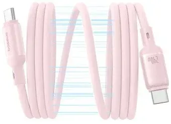 Baseus PicoGo USB Type-C - USB Type-C (1 м, розовый)