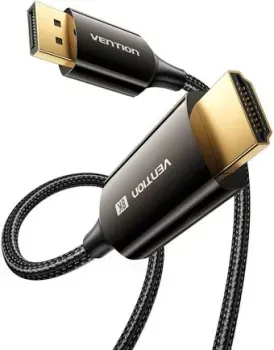 Vention HFPBAC DisplayPort - HDMI (1.8 м, черный)