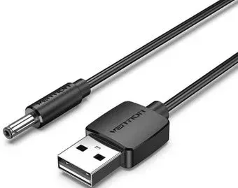 Vention CEYBG USB Type-A - DC 5.5 мм (1.5 м, черный)