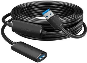 Vention CBMBL USB Type-A (10 м, черный)
