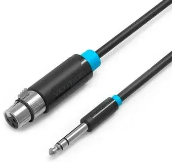 Vention BBEBI 6.5 Jack - XLR (3 м, черный)