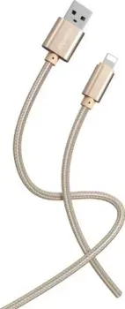 SmartBuy S02 USB-Type-A - Lightning (1 м, золотистый)