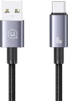 Usams US-SJ663 USB Type-A - USB Type-C (1.2 м, черный)
