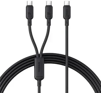 Baseus New Pudding Series Fast Charging Cable USB Type-C - USB Type-C 100W (1.5 м, черный)