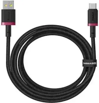 Baseus Dura Series Fast Charging Cable USB Type-A - USB Type-C 60W (1 м, черный/красный)