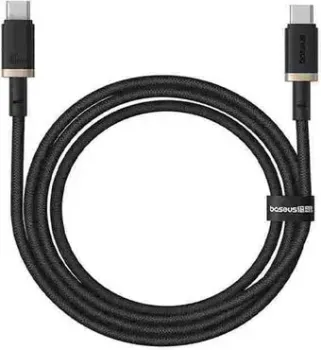 Baseus Dura Series Fast Charging Cable USB Type-C - USB Type-C 100W (2 м, черный/золотистый)