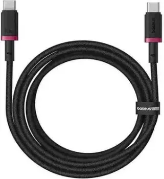 Baseus Dura Series Fast Charging Cable USB Type-C - USB Type-C 100W (1 м, черный/красный)