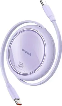 Baseus Free2Draw Mini Retractable USB Type-C-USB Type-C (1 м, фиолетовый)