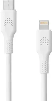 Rocket Flex TPE USB Type-C - Lightning (1 м, белый)