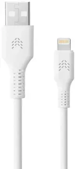 Rocket TPE USB Type-A - Lightning (1 м, белый)