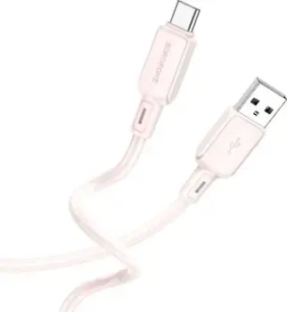 Borofone BX94 USB Type-A - USB Type-C (1 м, розовый)