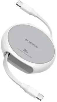 Baseus Free2Draw USB Type-C - USB Type-C (1 м, белый)
