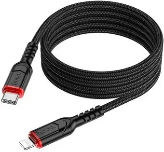 Hoco X59 USB Type-C - Lightning (1 м, черный)