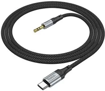 Hoco UPA26 USB Type-C - Jack 3.5mm (1 м, черный)