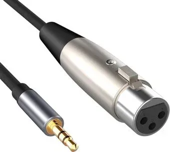 USBTOP 3.5 мм - XLR мама (1.5 м, черный)