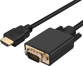 USBTOP HDMI - VGA (3 м, черный)