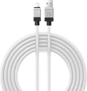 Baseus CoolPlay Series Fast Charging Data Cable 2.4A USB Type-A - Lightning (2 м, белый)