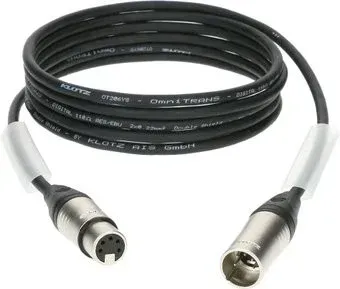 Klotz DMX5DK1S1000 5-pin XLR - 5-pin XLR (10 м, черный)