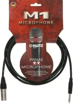 Klotz M1MS1K0100 XLR - 6.3 мм (1 м, черный)
