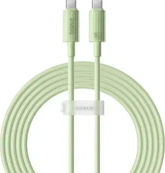 Baseus Habitat Series Fast Charging Cable 100W USB Type-C - USB Type-C (2 м, зеленый)