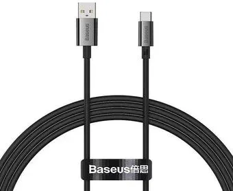 Baseus Superior Series Fast Charging USB Type-A - USB Type-C (1 м, черный)
