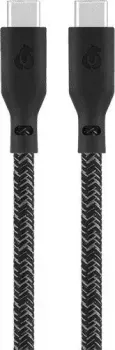 uBear Trend USB Type-C - USB Type-C DC18BL24TR-CC (2.4 м, черный)