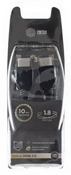 CACTUS HDMI - HDMI CS-HDMI.2-1.8 (1.8 м, черный)