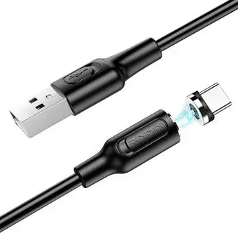 Borofone BX41 USB Type-A - USB Type-C (1 м, черный)