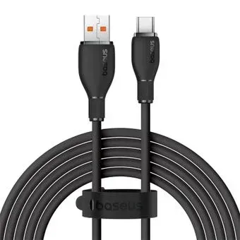 Baseus Pudding Series USB Type-A - USB Type-C (2 м, черный)