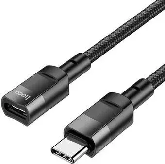 Hoco U107 USB Type-C - USB Type-C (1.2 м, черный)