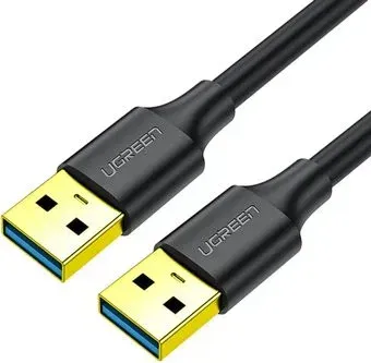 Ugreen US128 90576 USB Type-A - USB Type-A (3 м, черный)