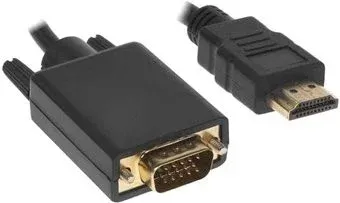 USBTOP HDMI - VGA (1.8 м, черный)