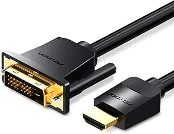 Vention ABFBH HDMI - DVI (2 м, черный)