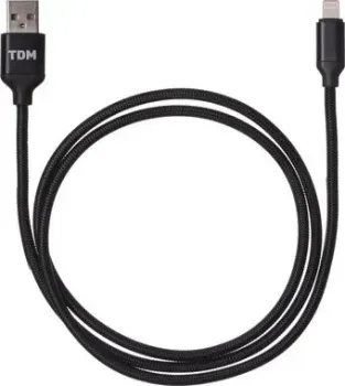 TDM Electric USB Type-A - Lightning SQ1810-0309 (1 м, черный)