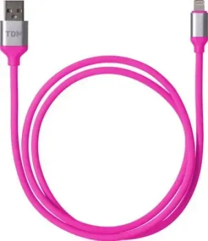TDM Electric USB Type-A - Lightning SQ1810-0321 (1 м, розовый)