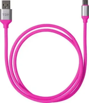 TDM Electric USB Type-A - USB Type-C SQ1810-0320 (1 м, розовый)