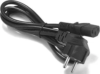 USBTOP 220v трехконтактный 0.75 mm (1.8 м, черный)