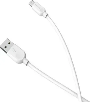 Borofone BX14 USB Type-A -microUSB (3 м, белый)