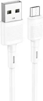 Hoco X83 USB Type-A - microUSB (1 м, белый)