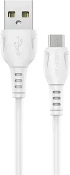 Borofone BX51 USB type-A - microUSB (1 м, белый)