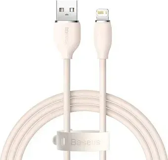Baseus Jelly Liquid Silica Gel Fast Charging Data Cable USB Type-A - Lightning CAGD000004 (1.2 м, розовый)