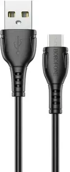 Borofone BX51 USB type-A - microUSB (1 м, черный)