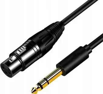 USBTOP XLR - 6.3 мм (1.5 м, черный)