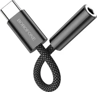 Borofone BV15 USB Type-C - 3.5 Jack (черный)