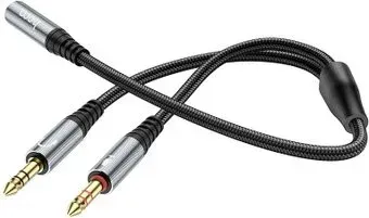 Hoco UPA21 Jack 3.5 (M) - х2 Jack 3.5 (F)