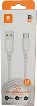 Vipfan X05 USB Type-A - USB Type-C (2 м, белый)