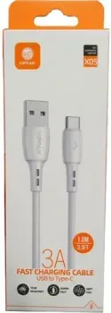 Vipfan X05 USB Type-A - USB Type-C (1 м, белый)
