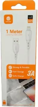 Vipfan X05 USB Type-A - Lightning (1 м, белый)