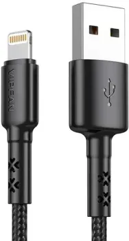 Vipfan X02 USB Type-A - Lightning (1.2 м, черный)
